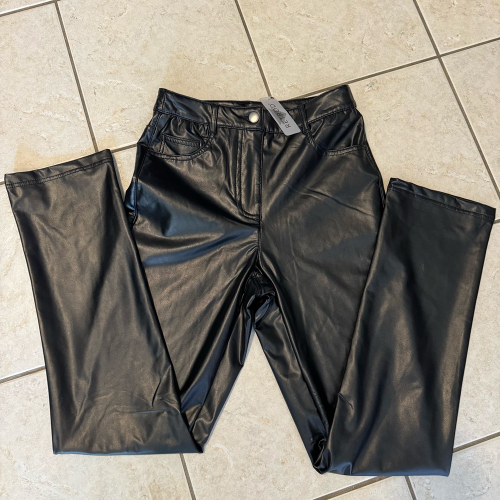 NWT Retrod faux leather pants
